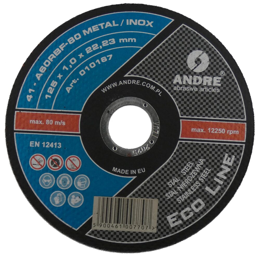 Ściernica T41 125x1,0x22,2 ECO LINE