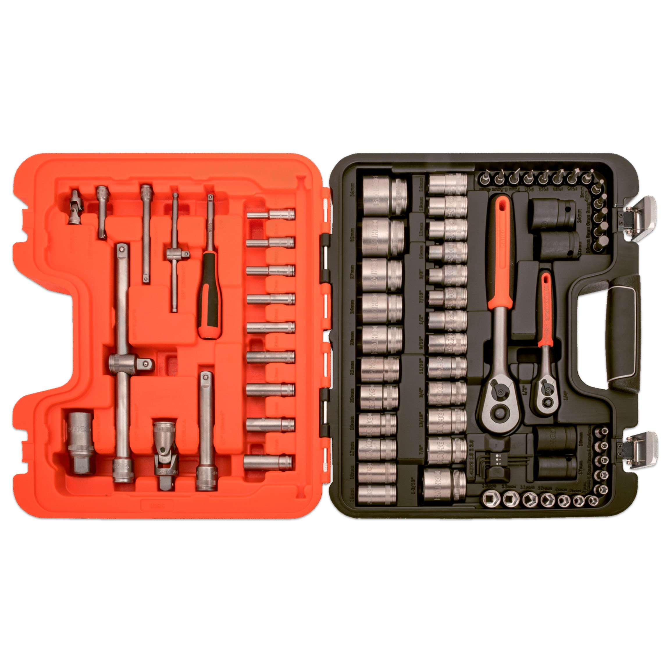 Zestaw nasadek 1/2" i 1/4", 77 elementów - obrazek 2