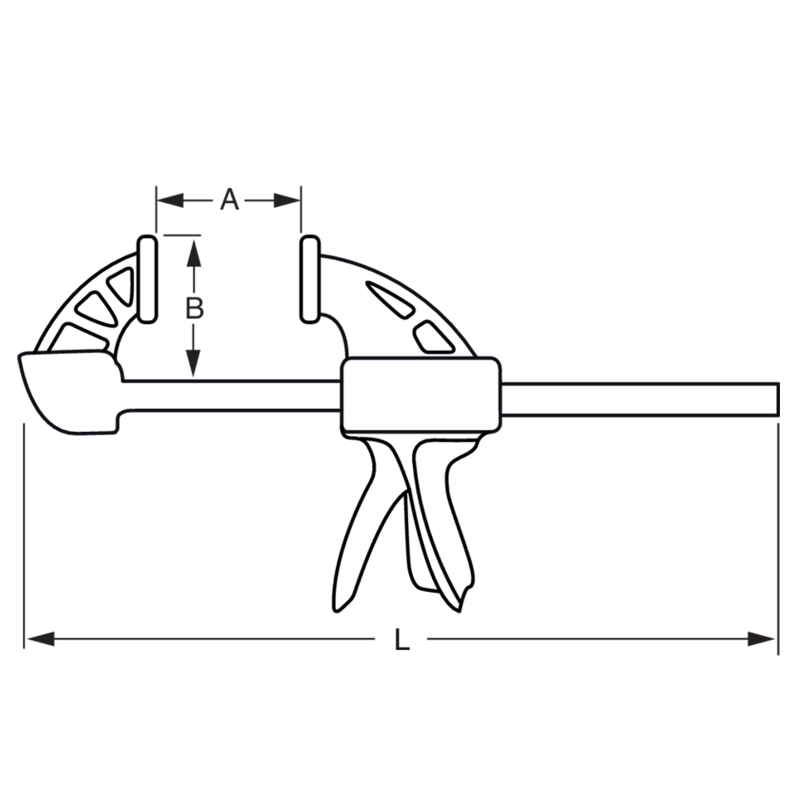 Ścisk kompaktowy 300 mm 80 kg - obrazek 6