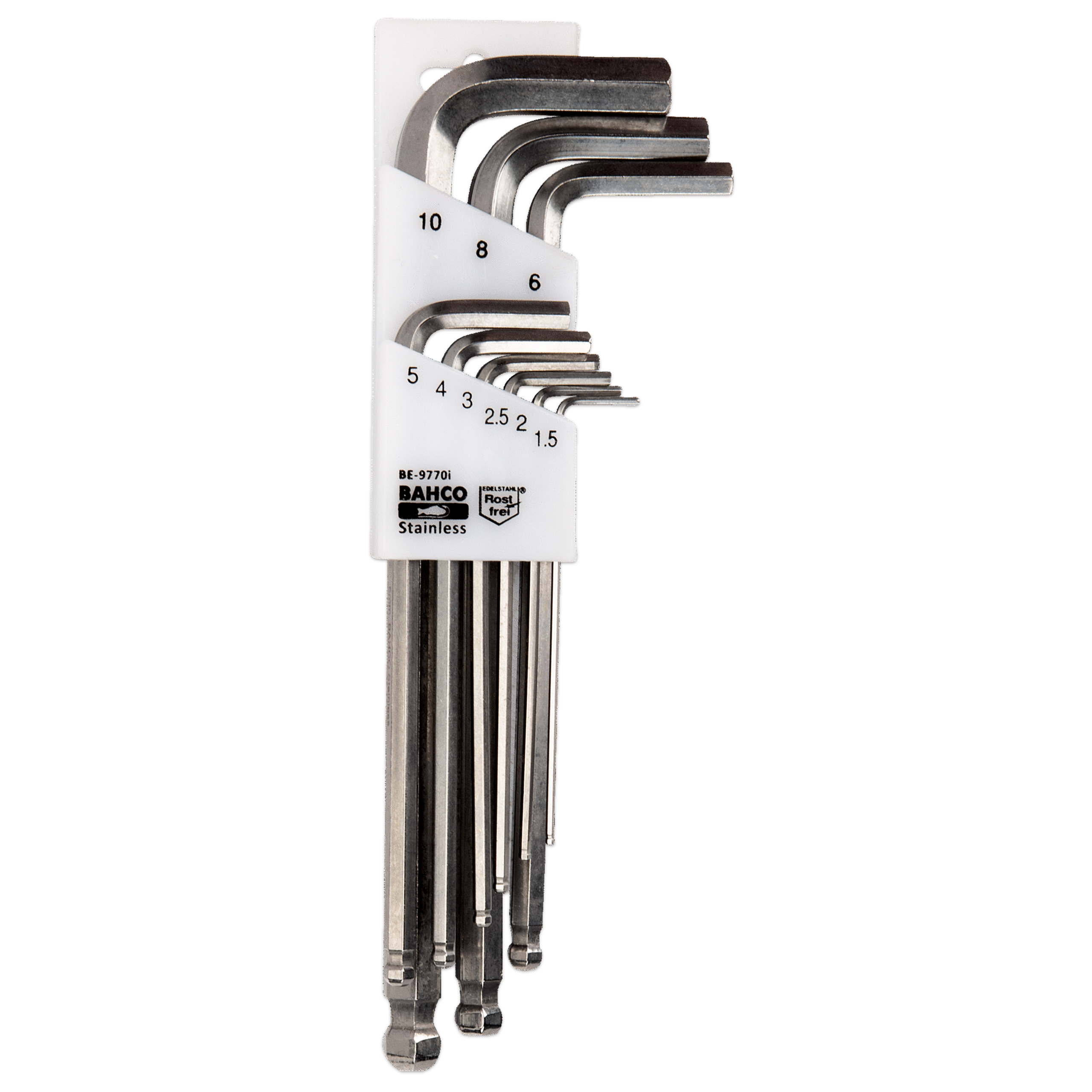 Zestaw kluczy INOX HEX - obrazek 2